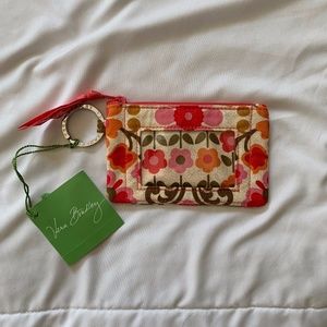 Vera Bradley Zip ID Case in Folkloric, NWT